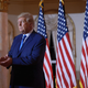 PALM BEACH, FLORIDA - NOVEMBER 08: Former U.S. President Donald Trump speaks during an election night event at Mar-a-Lago on November 08, 2022, in Palm Beach, Florida. Trump addressed his supporters as the nation awaits the midterm elections results.